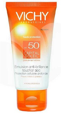 Vichy Capital Soleil crema solare viso SPF50 effetto asciutto