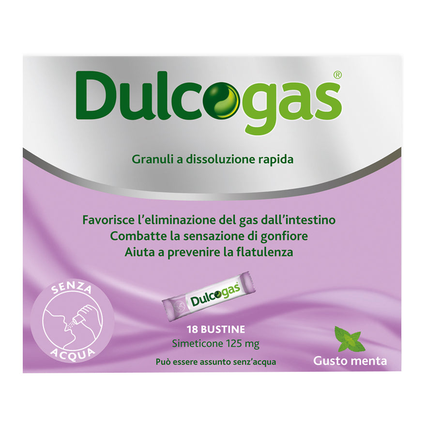 DULCOGAS SIMETICONE 125MG 18 BUSTINE