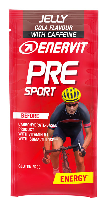 Enervit Pre Sport Gel Energetico Gusto Cola con Caffeina 45g