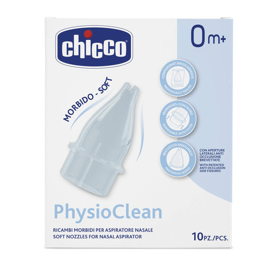 RICAMBI MORBIDI PER ASPIRATORE NASALE CHICCO PHYSIOCLEAN