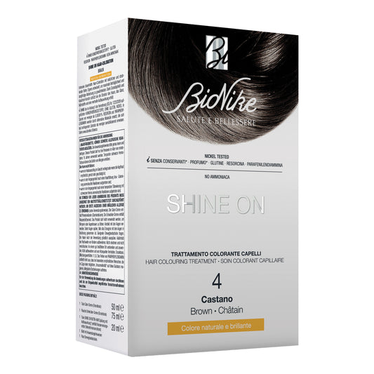 BIONIKE SHINE ON COLORE CAPELLI CASTANO 4