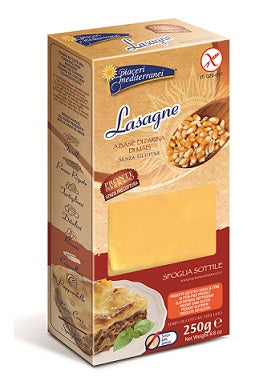 PIACERI MEDITERRANEI PASTA FARINA MAIS LASAGNE 250 G