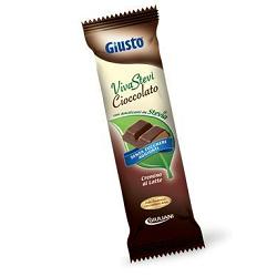 GIUSTO SENZA ZUCCHERO CIOCCOLATO CON STEVIA  CREMINO LATTE 35 G