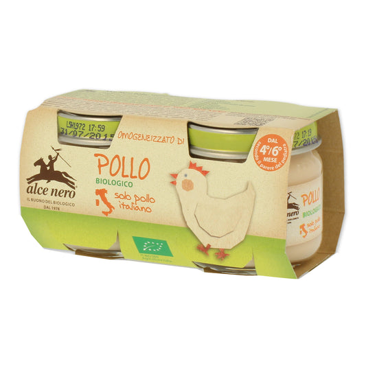 OMOGENEIZZATO DI POLLO BABY FOOD BIO 2 X 80 G