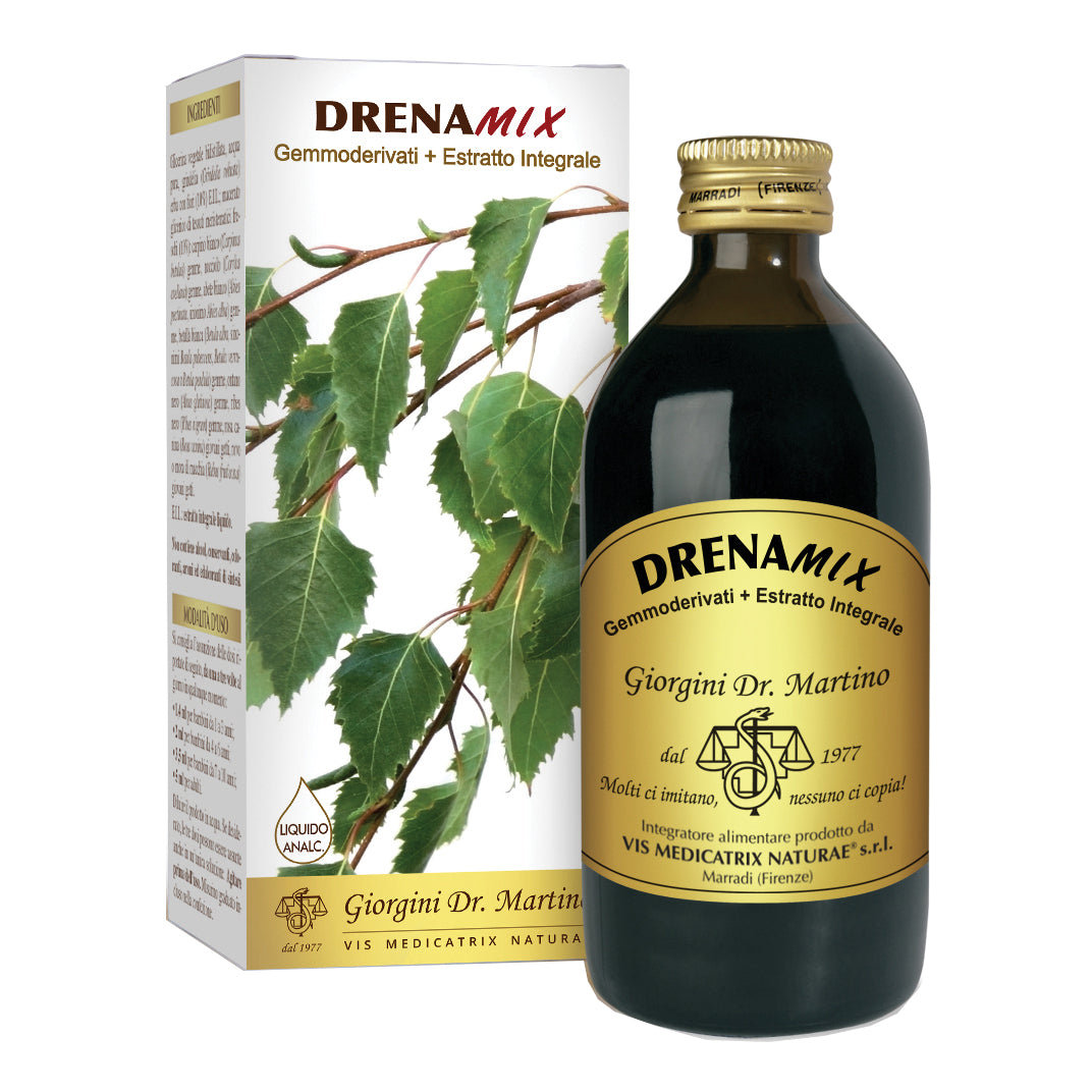 DRENAMIX GEMMODERIVATO + ESTRATTO INTEGRALE SENZA ALCOOL 200 ML 40 DOSI