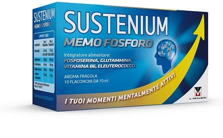 Sustenium Memo Fosforo Integratore Per Memoria E Attenzione 10 Flaconcini