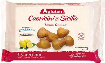 AGLUTEN CUORICINI DI SICILIA 4 X 37,5 G