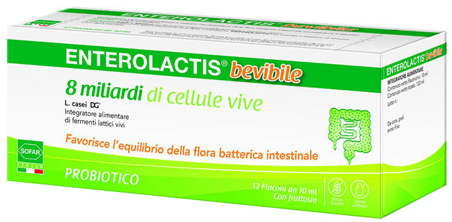 ENTEROLACTIS 12 FLACONCINI 10 ML