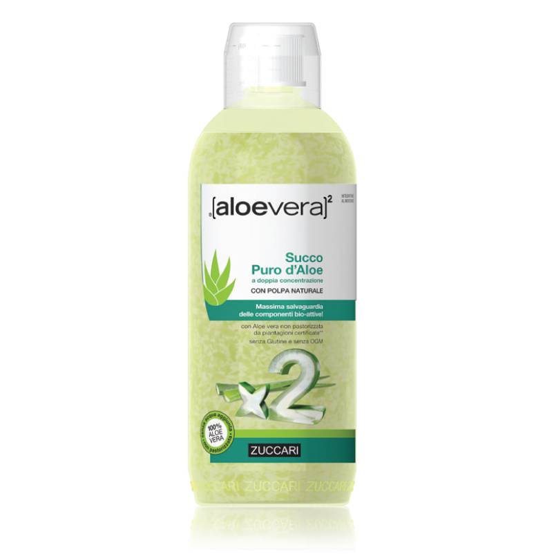ALOEVERA2 SUCCO PURO D'ALOE A DOPPIA CONCENTRAZIONE