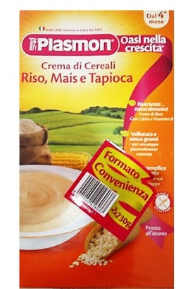 PLASMON CEREALI RISO/MAIS/TAPIOCA 2 X 230 G