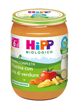 HIPP BIO HIPP BIO PAPPA PRONTA PAST TRIS DI VERDURE 190 G