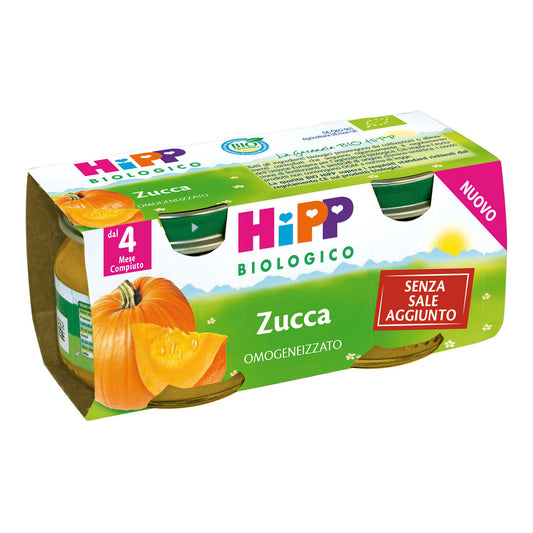 HIPP BIO HIPP BIO OMOGENEIZZATO ZUCCA 2X80 G