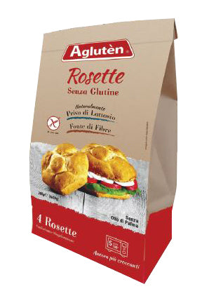 AGLUTEN PANE BIANCO ROSETTE 4 X 50 G