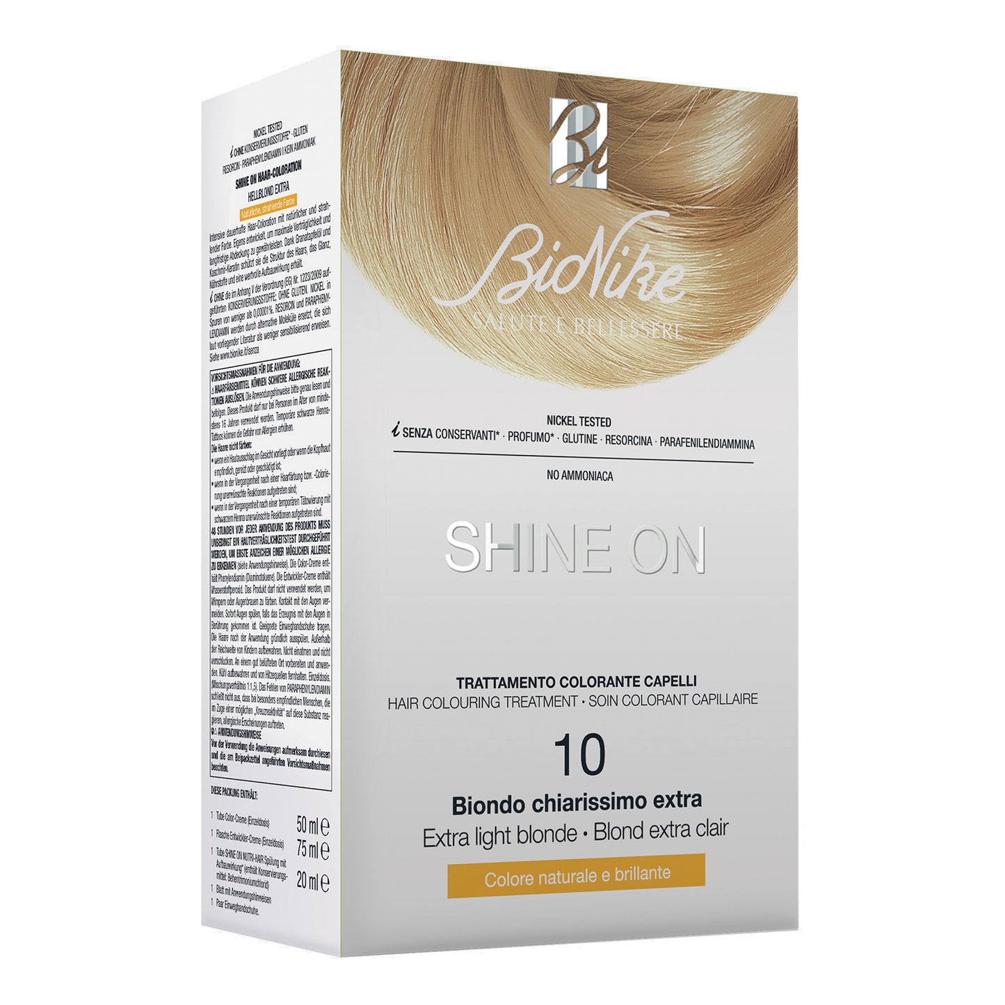 BIONIKE SHINE ON COLORE CAPELLI BIONDO 10