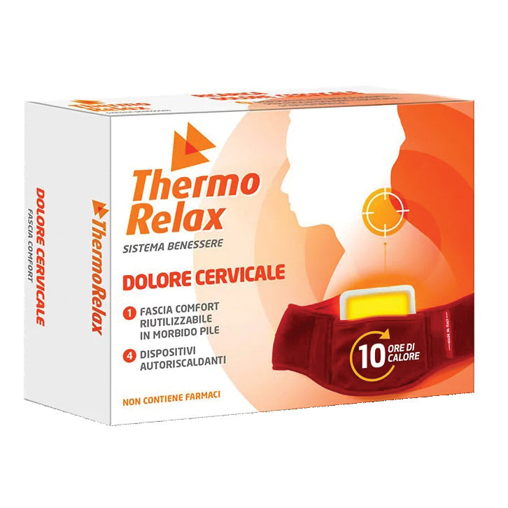 THERMORELAX FASCIA DOLORE CERVICALE+4 DISPOSITIVI AUTORISCALDANTI