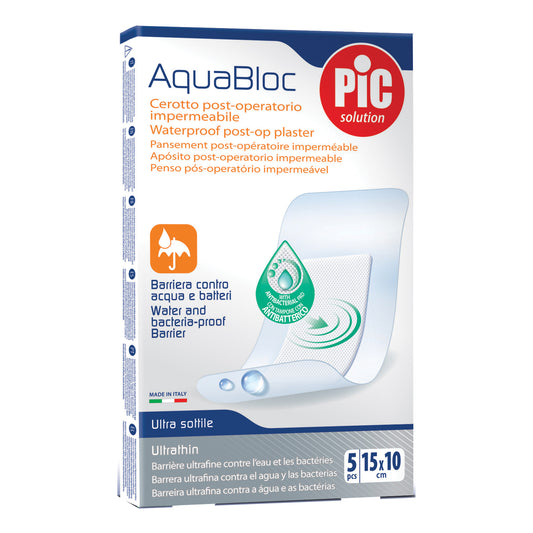 CEROTTO PIC AQUABLOC CM10X15 ANTIBATTERICO 5 PEZZI