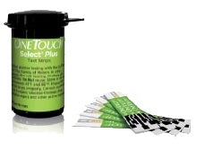 One Touch Select Plus strisce reattive per misurare la glicemia 25 pezzi
