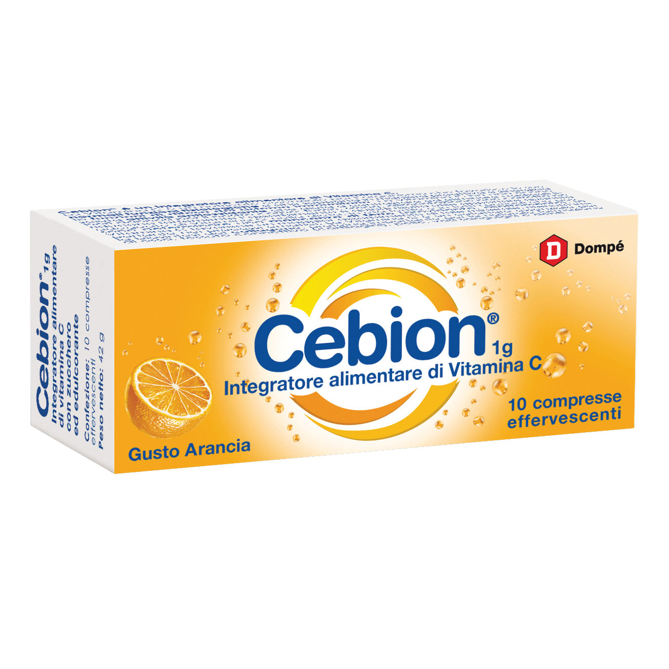 CEBION EFFERVESCENTI VITAMINA C ARANCIA 10 COMPRESSE