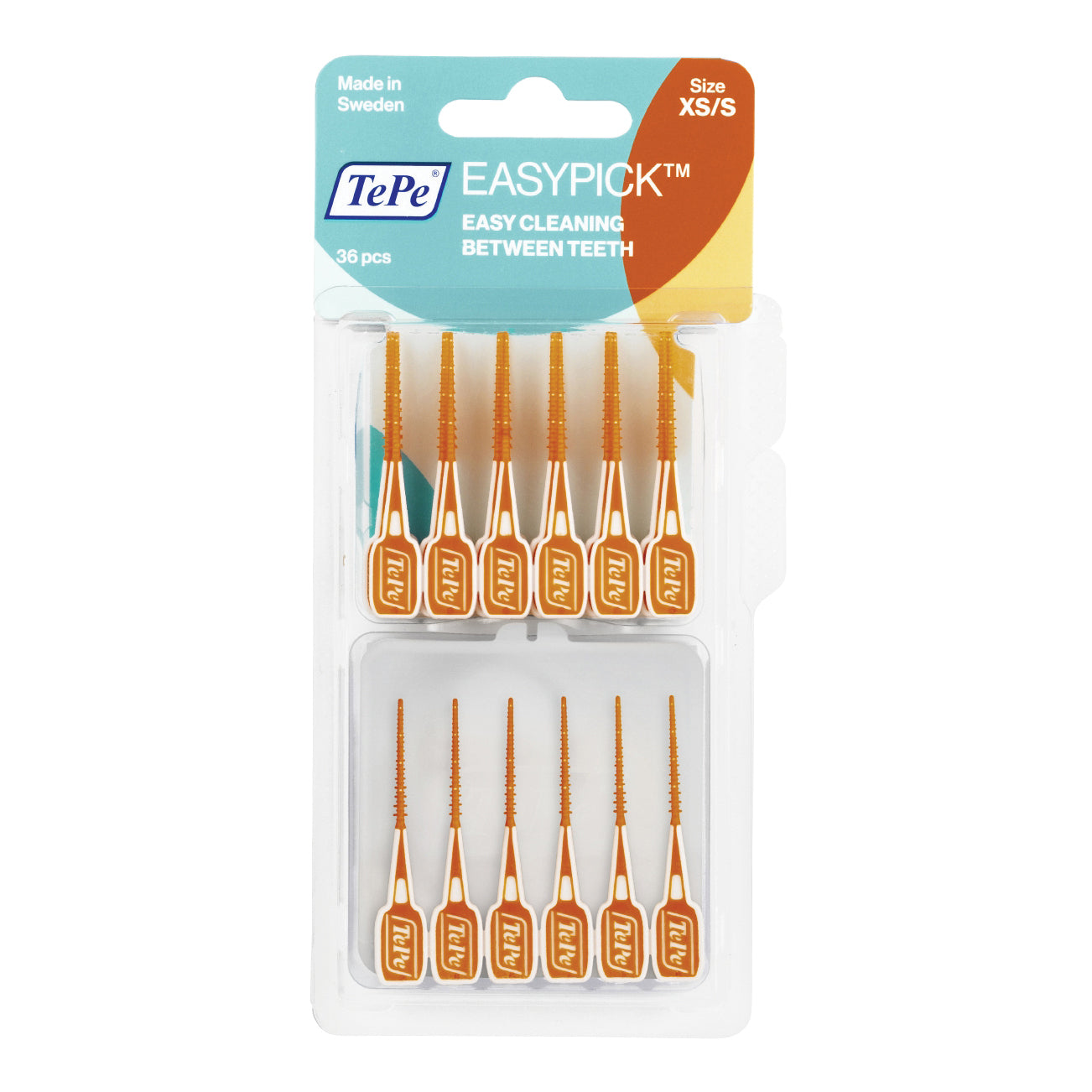 TEPE SCOVOLINI EASYPICK EXTRASMALL/SMALL ARANCIONE 36 PEZZI