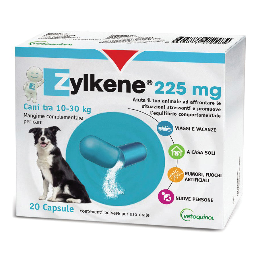 ZYLKENE CANI TAGLIA MEDIA 10-30KG 20 CAPSULE DA 225 MG