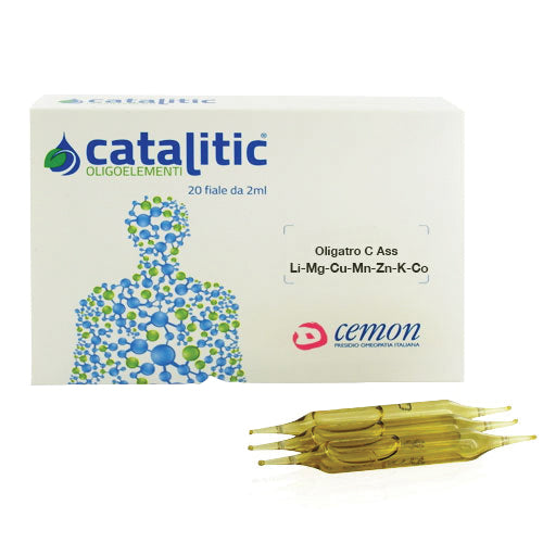 CATALITIC OLIGOELEMENTI OLIGATRO MN-CO-ZN-CU-MG-K-LI 20 AMPOLLE