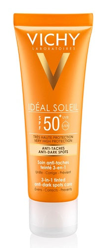 Vichy Ideal Soleil Trattamento Solare Viso Anti-macchie Colorato SPF50+ 50ml