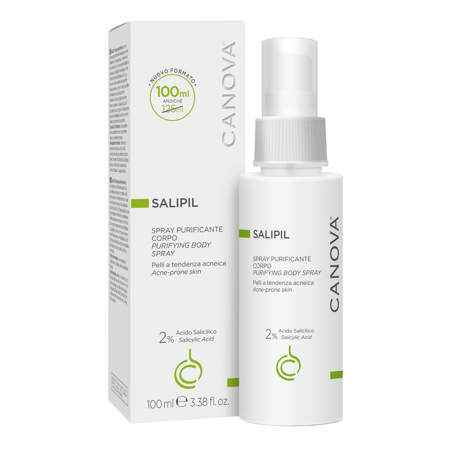 CANOVA SALIPIL SPRAY 125 ML - Per il trattamento dell'acne e delle follicoliti
