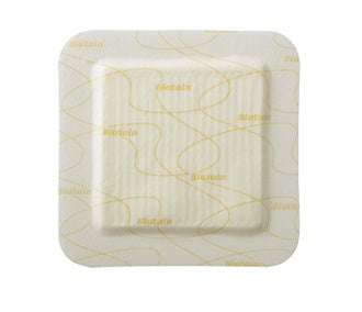 MEDICAZIONE BIATAIN IN SCHIUMA DI POLIURETANO CON BORDO ADESIVO IN SILICONE 10X10 CM 10 PEZZI