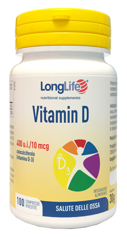 LONGLIFE VITAMIN D 400UI 100 COMPRESSE