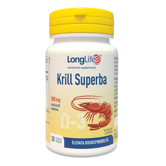 LONGLIFE KRILL SUPERBA 30 CAPSULE