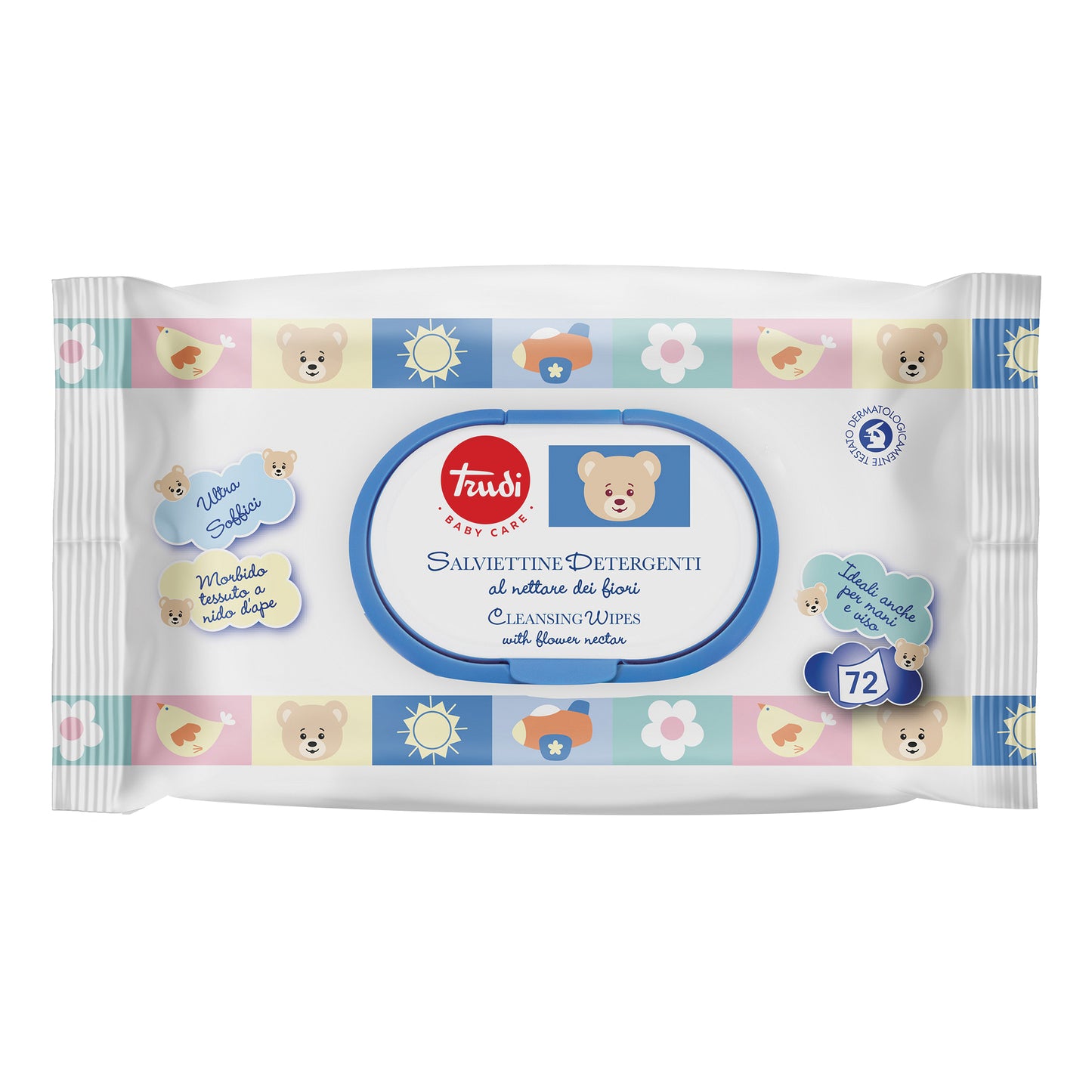 TRUDI BABY CARE SALVIETTA MULTILINGUA 72 PEZZI