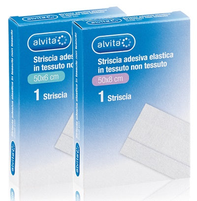 GARZA ALVITA IN TESSUTO NON TESSUTO ESTENSIBILE BIANCO 50X6CM