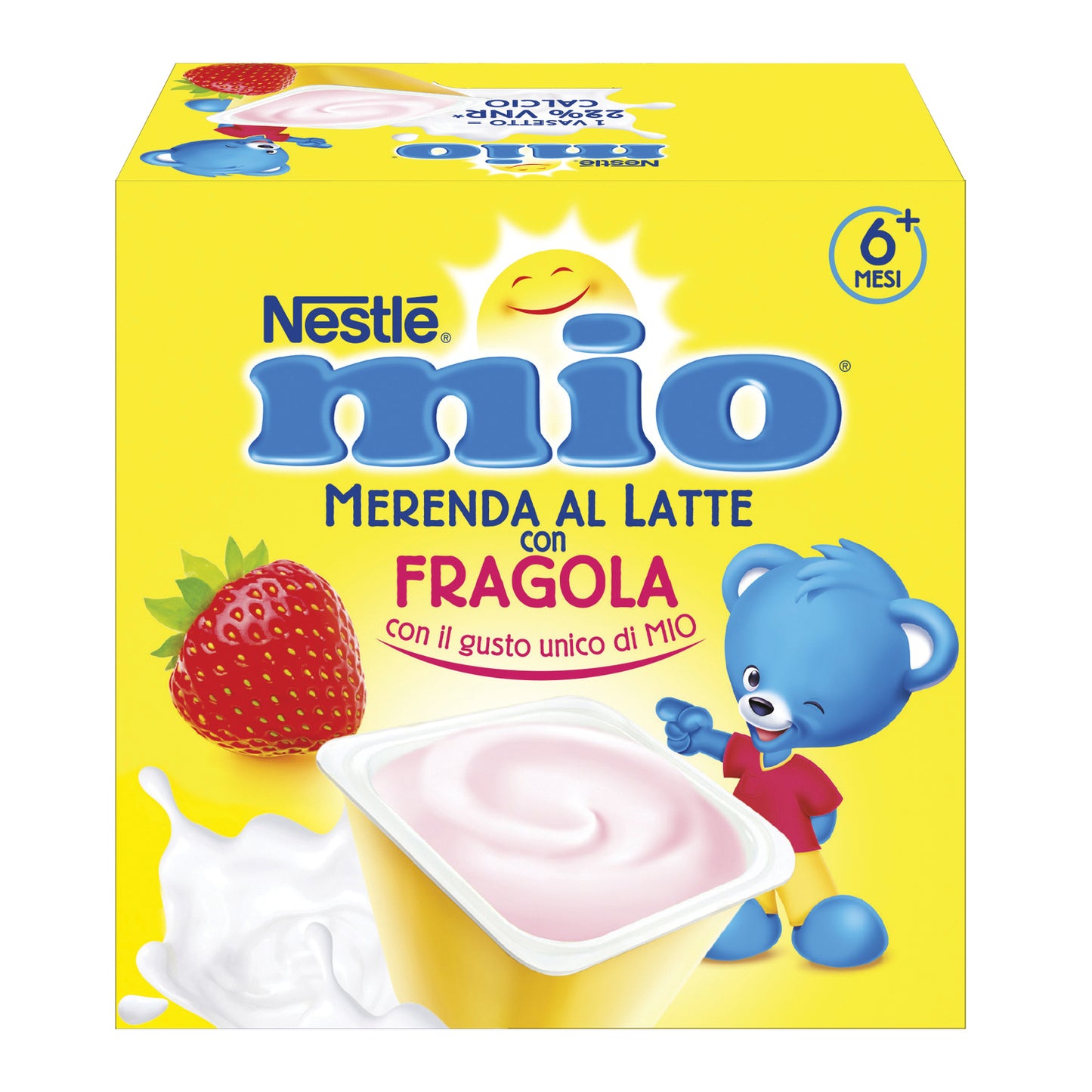 MIO MERENDA FRAGOLA 4 X 100 G