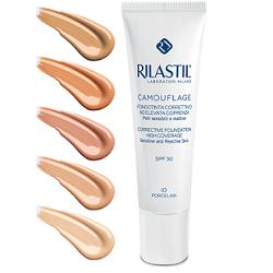 Rilastil Camouflage Fondotinta Correttivo Elevata Coprenza 40 Sand 30ml SPF30