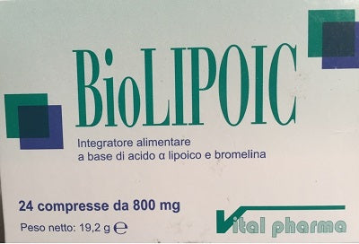 BIOLIPOIC 24 COMPRESSE BLISTER 19,2 G