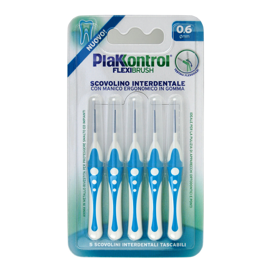PLAKKONTROL SCOVOLINO INTERDENTALE FLEXI BRUSH06 BLISTER 5 PEZZI