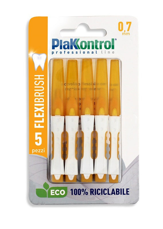 PLAKKONTROL SCOVOLINO INTERDENTALE FLEXI BRUSH07 BLISTER 5 PEZZI