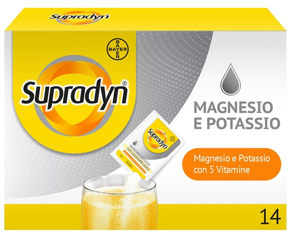 SUPRADYN MAGNESIO e POTASSIO 14 BUSTE- Integratore multivitaminico per stanchezza ed affaticamento