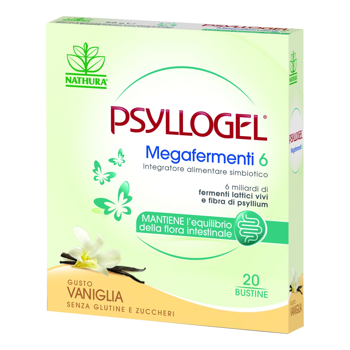 PSYLLOGEL MEGAFERMENTI 6 VANIGLIA 20 BUSTE 56 G