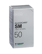 GLUCOCARD SM TEST STRIPS 50PZ