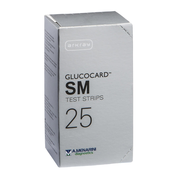 TEST STRIPS PER MISURAZIONE GLICEMIA GLUCOCARD SM 25 PEZZI