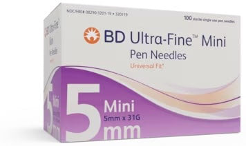 AGO PER PENNA DA INSULINA THINWALL BD GAUGE 31 5 MM 100 PEZZI