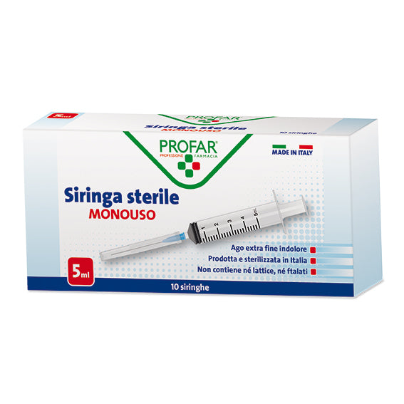 SIRINGA MONOUSO 5 ML PROFAR
