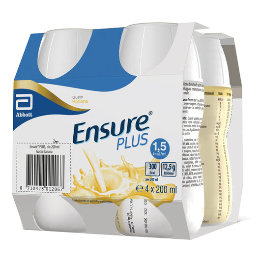 ENSURE PLUS BANANA 4 BOTTIGLIE DA 200 ML