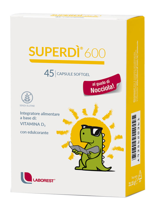 Superdì 600 Integratore di vitamina D3  45 capsule