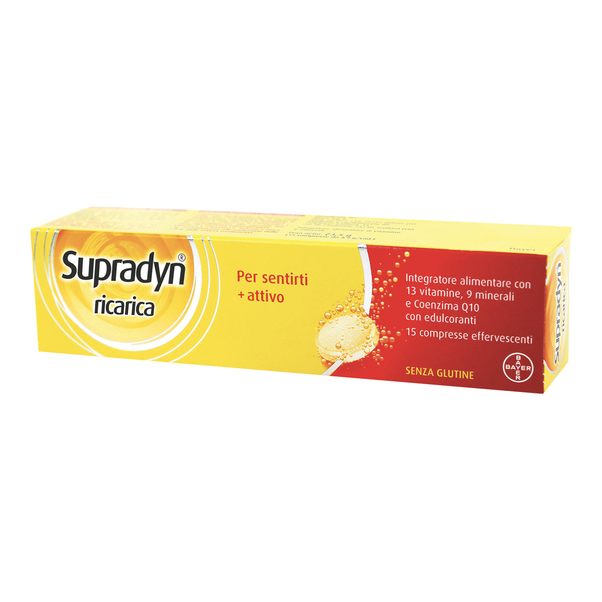 SUPRADYN RICARICA 15 COMPRESSE EFFERVESCENTI-Integratore multivitaminico