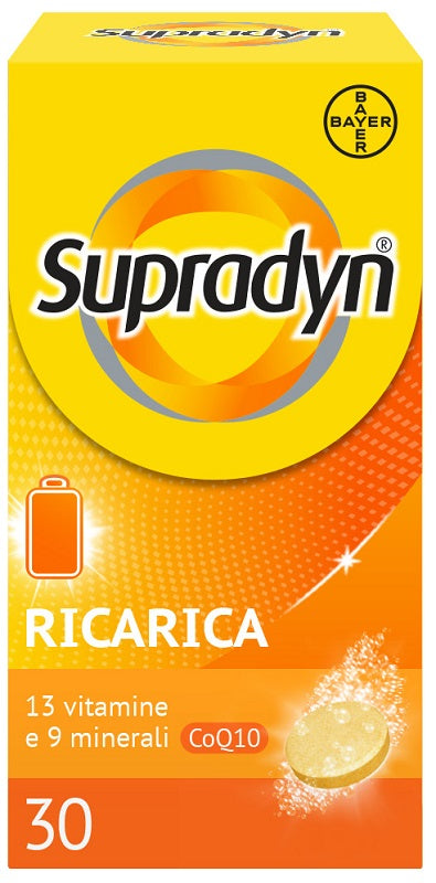 SUPRADYN RICARICA 30 COMPRESSE EFFERVESCENTI-Integratore multivitaminico