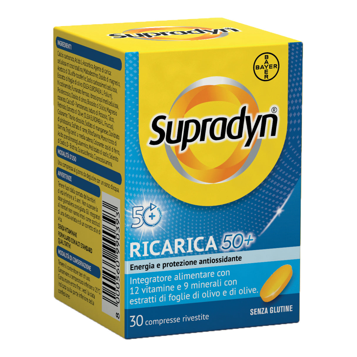 SUPRADYN RICARICA 50+ Integratore multivitaminico 30 COMPRESSE