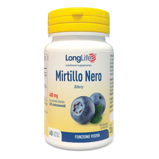 LONGLIFE MIRTILLO NERO 60 CAPSULE VEGETALI