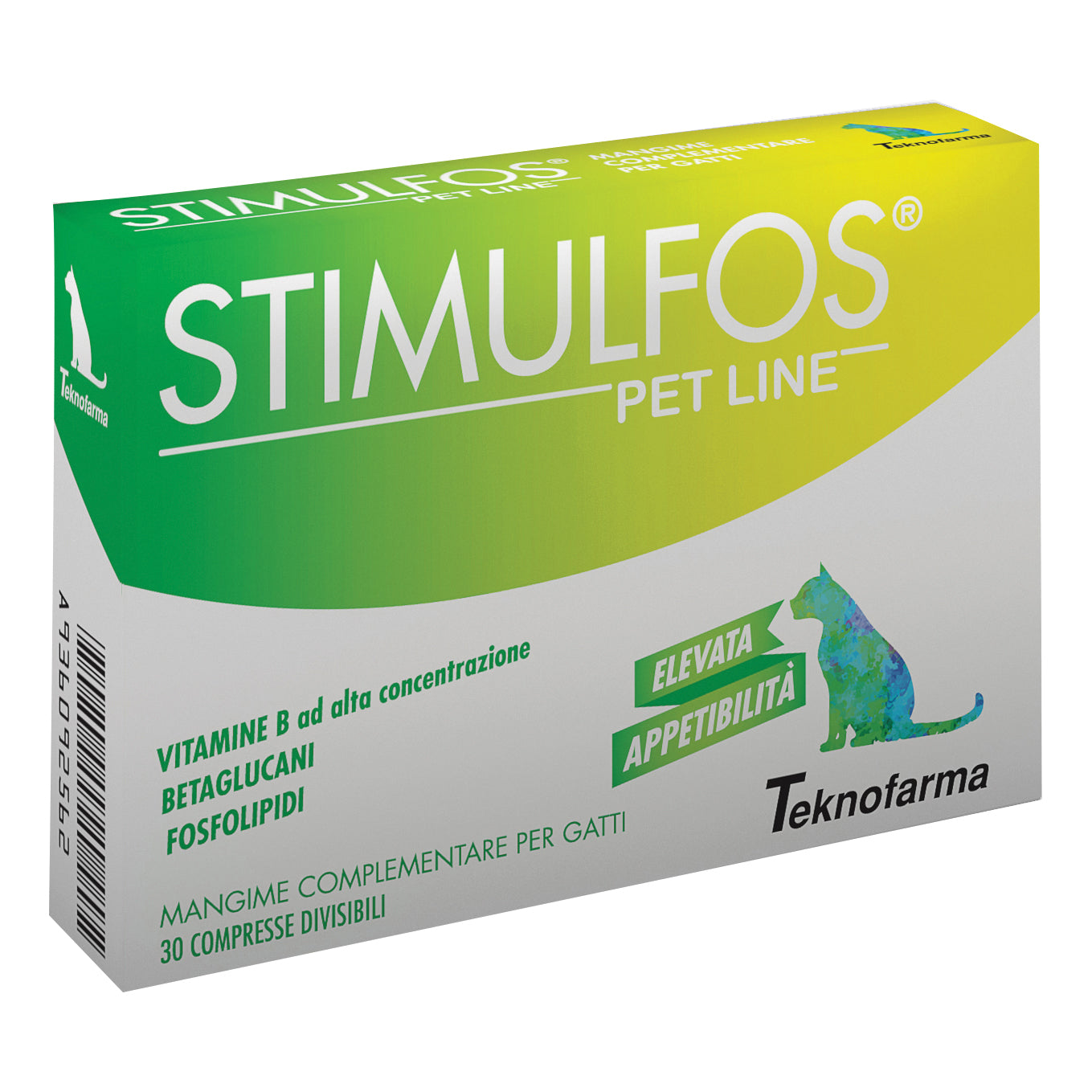 STIMULFOS PET LINE GATTO MANGIME COMPLEMENTARE SCATOLA 30 COMPRESSE